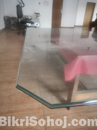 Tempered Dinning Glass Table